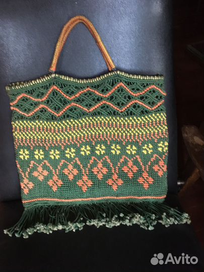 Плетеная сумка макраме