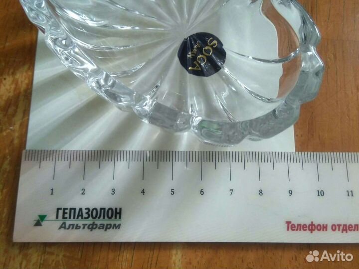 Шкатулка Сердце стекло, бренд Soga, Япония