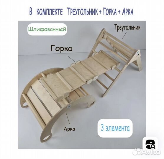 Треугольник пиклера, арка и горка