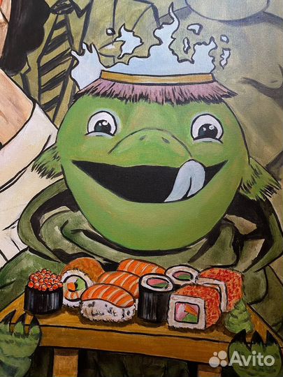 Картина маслом на холсте большая