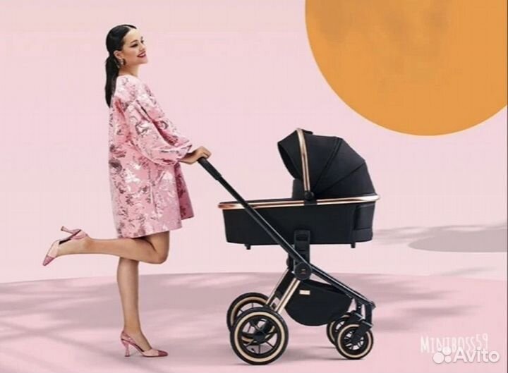 Коляска Moon Rosegold (2023) 2 в 1