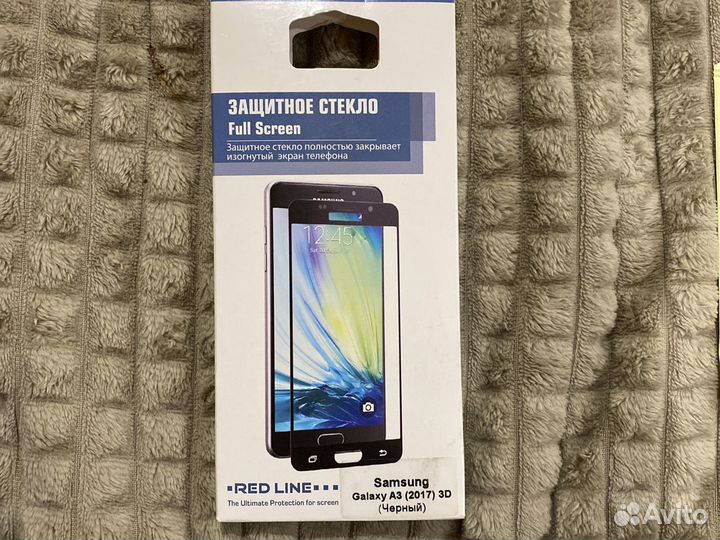 Чехол, защитное стекло Samsung Galaxy A3 2017