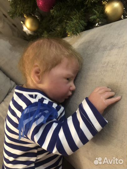 Кукла реборн 53 см 2,5 кг ручная работа