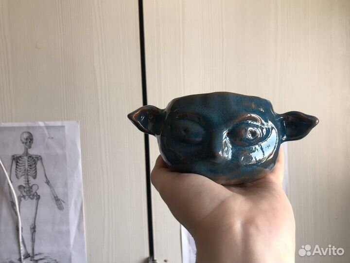 Горшок керамика ручная работа