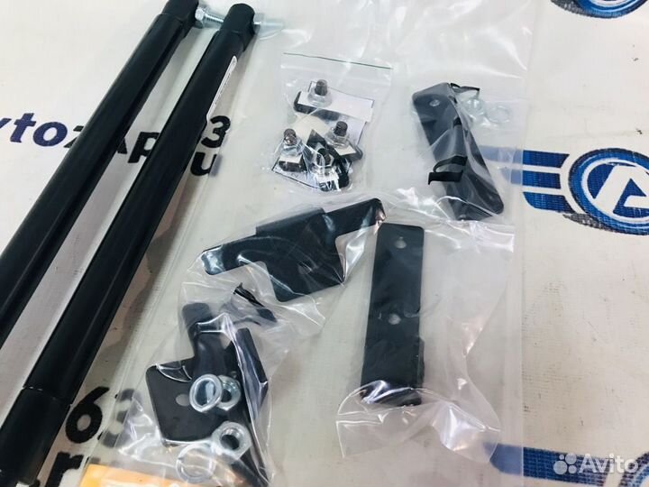 Газовые упоры капота на Chevrolet Niva (Шевроле Ни