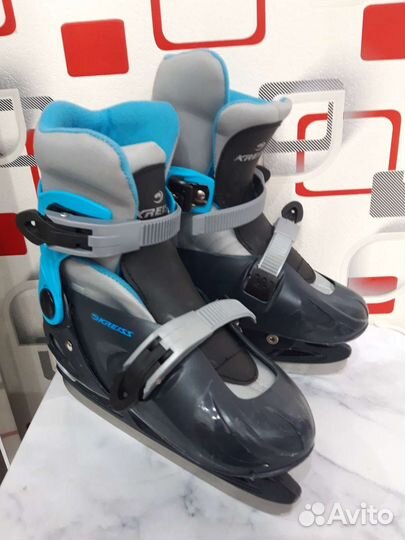 Коньки детские раздвижные 2932