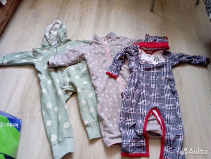 Пакет вещей на девочку 80 86 размер