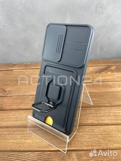 Чехол на Xiaomi Poco M4 5G / M5 трансформер (черны