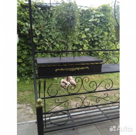 Мангал с печью