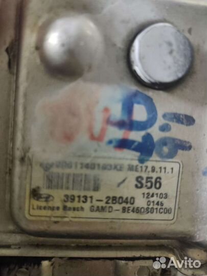 Блок управления двигателем hyundai elantra MD