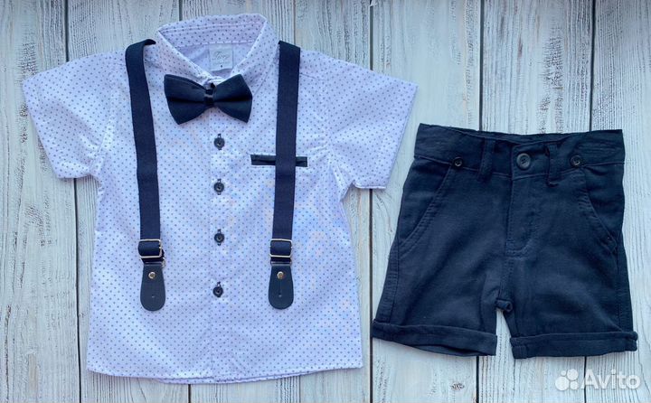 Шорты рубашка 86 92 98 104 110 122 128