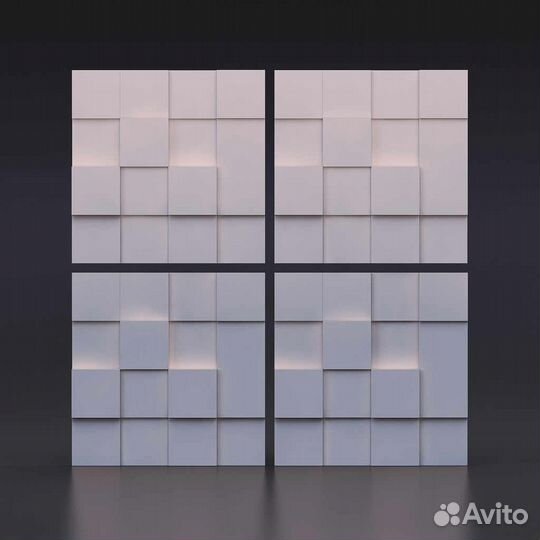 Гипсовая 3D панель 