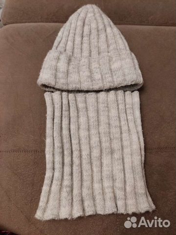 Комплект шапка и снуд женский