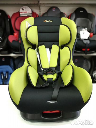 Автокресло 0-18кг от рождения до 5лет едуеду green