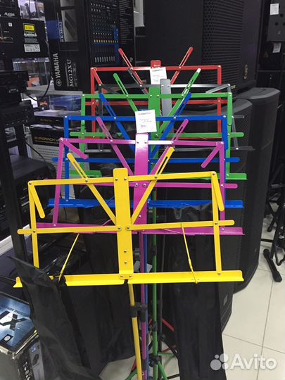 Держатель для нот (пюпитр) синий