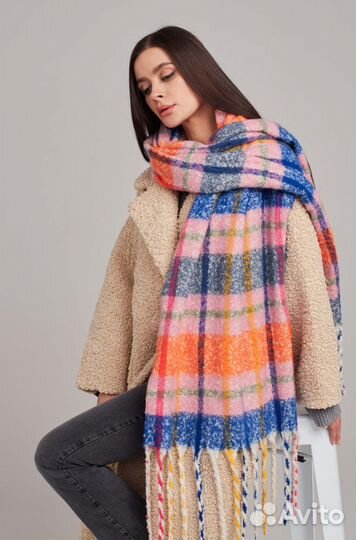 Женский теплый платок