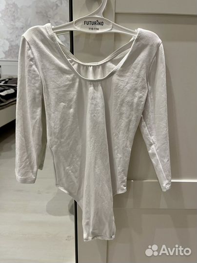 Купальник гимнастический белый