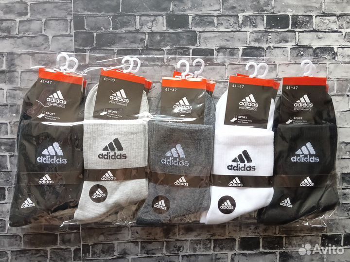 Носки Nike Adidas хлопок