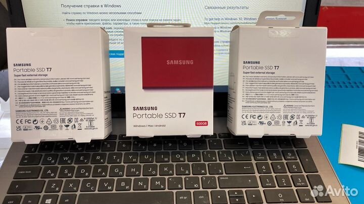 Внешний SSD-накопитель 500гб Samsung T7