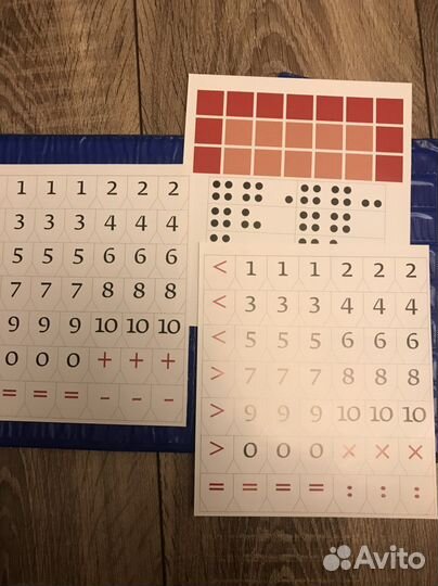 Касса букв и цифр