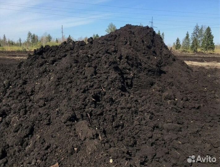 Плодородный грунт, Чернозём, Торф с доставкой