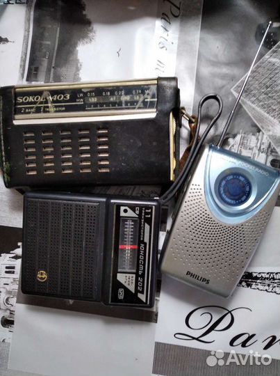 Радиоприемники Philips Sokol 403.Винтаж