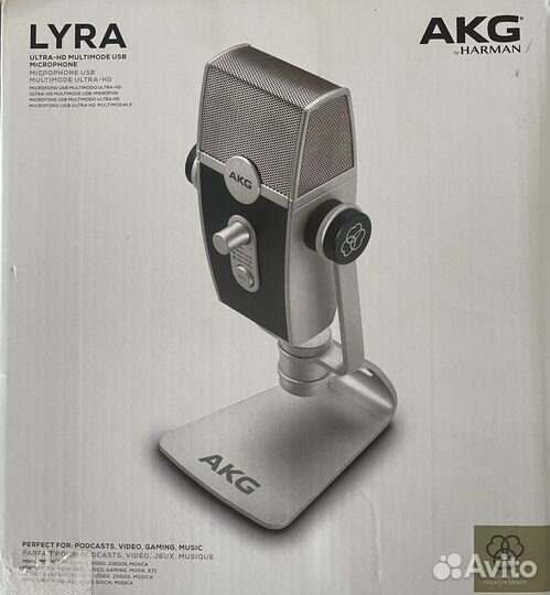 USB микрофон AKG Lyra (C-44)