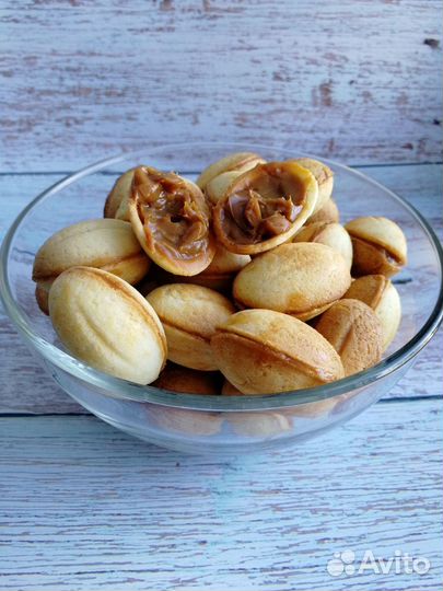 Домашние орешки со сгущёнкой
