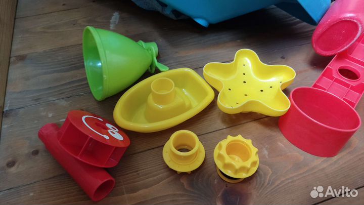 Песочница пластиковая с крышкой