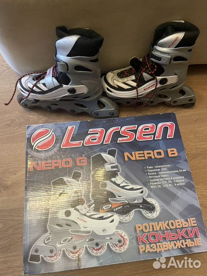 Роликовые коньки 35-38