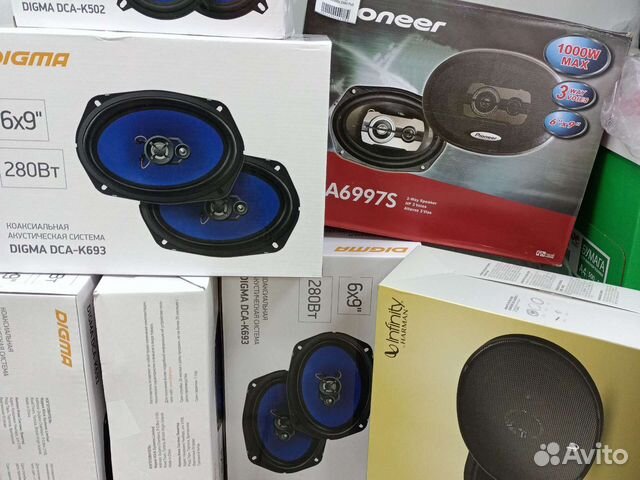 Автомобильные колонки 6#9см