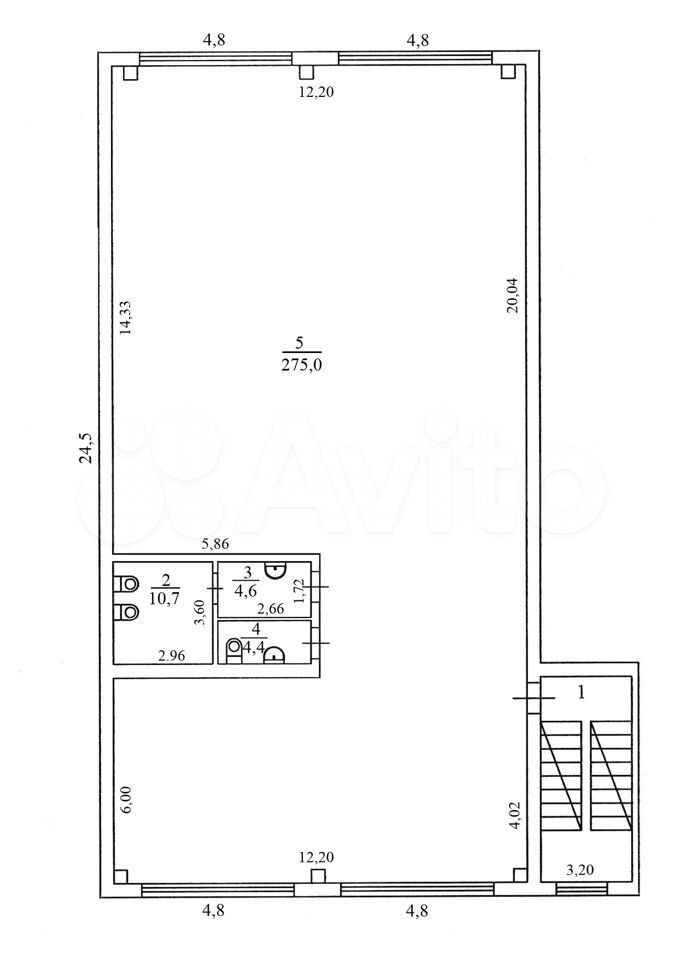 Свободного назначения, 298 м²