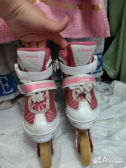 Роликовые коньки детские раздвижные