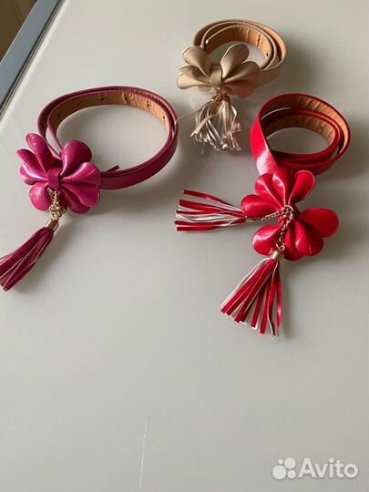 Ремень кожаный для девочки