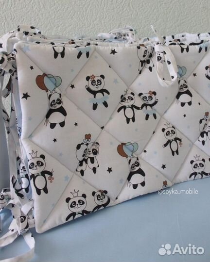 Стёганые бортики в кроватку