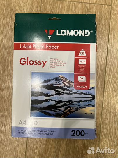 Фотобумага Lomond