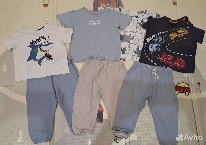 Одежда пакетом для мальчика р. 86-92