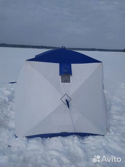 Палатка зимняя пингвин 3местная, трёхслойная