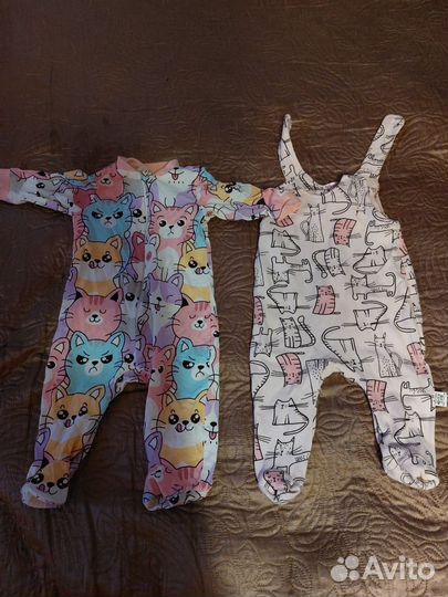 Большой пакет одежды для девочки 56-74