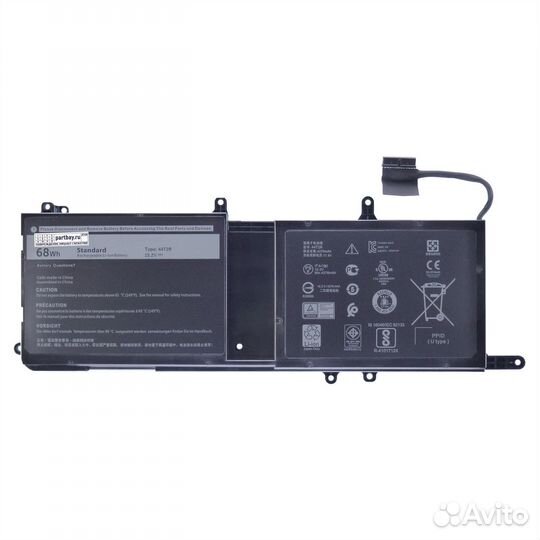 Аккумулятор для Dell 44T2R 15.2V 4276mAh 68Wh