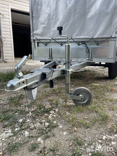 Прицеп легковой Кремень с опорным колесом 2,5х1,3