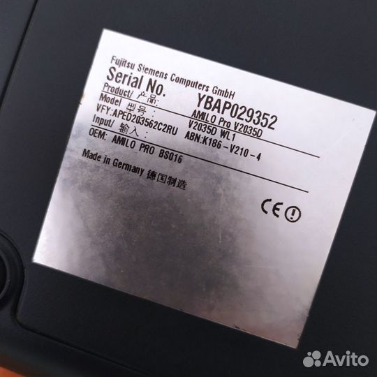Ноутбук Fujitsu Siemens Amilo Pro V2035 (Германия)