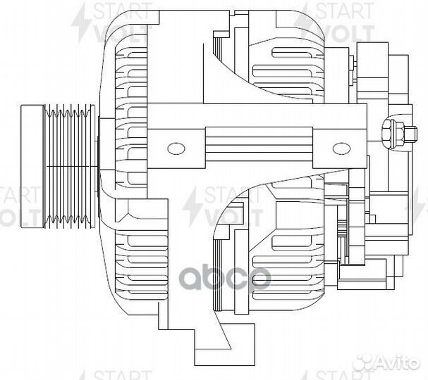 Startvolt LG1011 Генератор для а/м Volvo LG1011