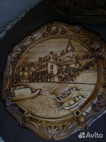 Декоративная тарелка настенная