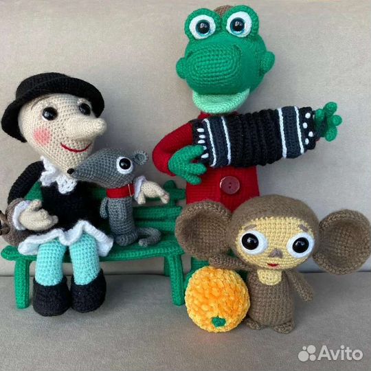 Вязаные игрушки ручной работы