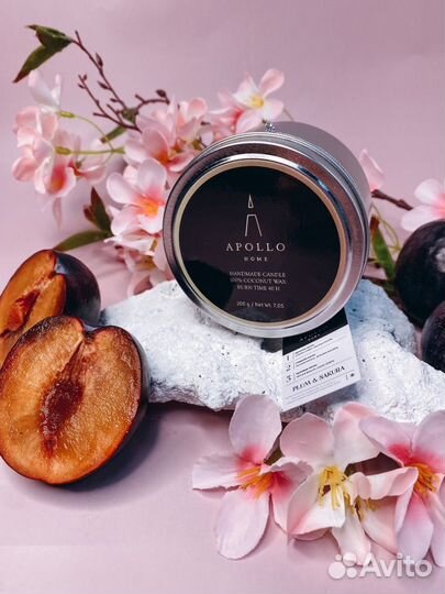 Ароматическая свеча ручной работы