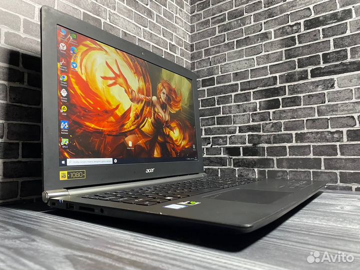 Игровой ноутбук Acer i5/8Gb/FHD/2видео/SSD/4ядра