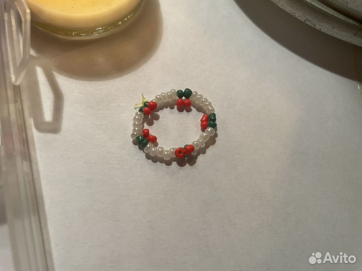 Колечки из бисера