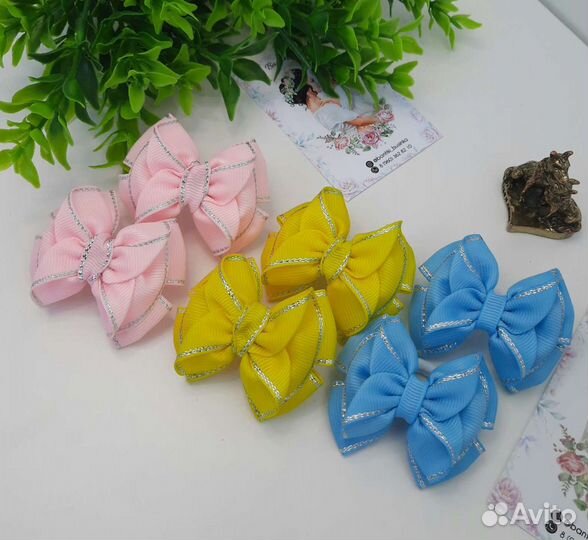 Бантики, ободки,повязки ручной работы