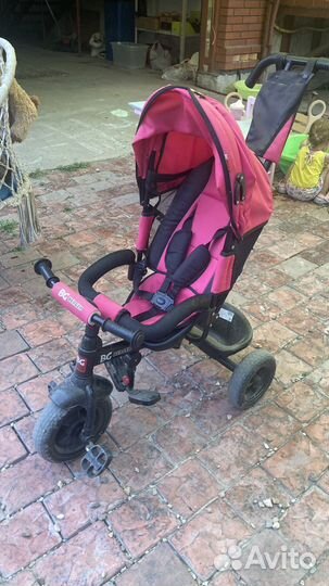 Детский трехколесный велосипед- коляска